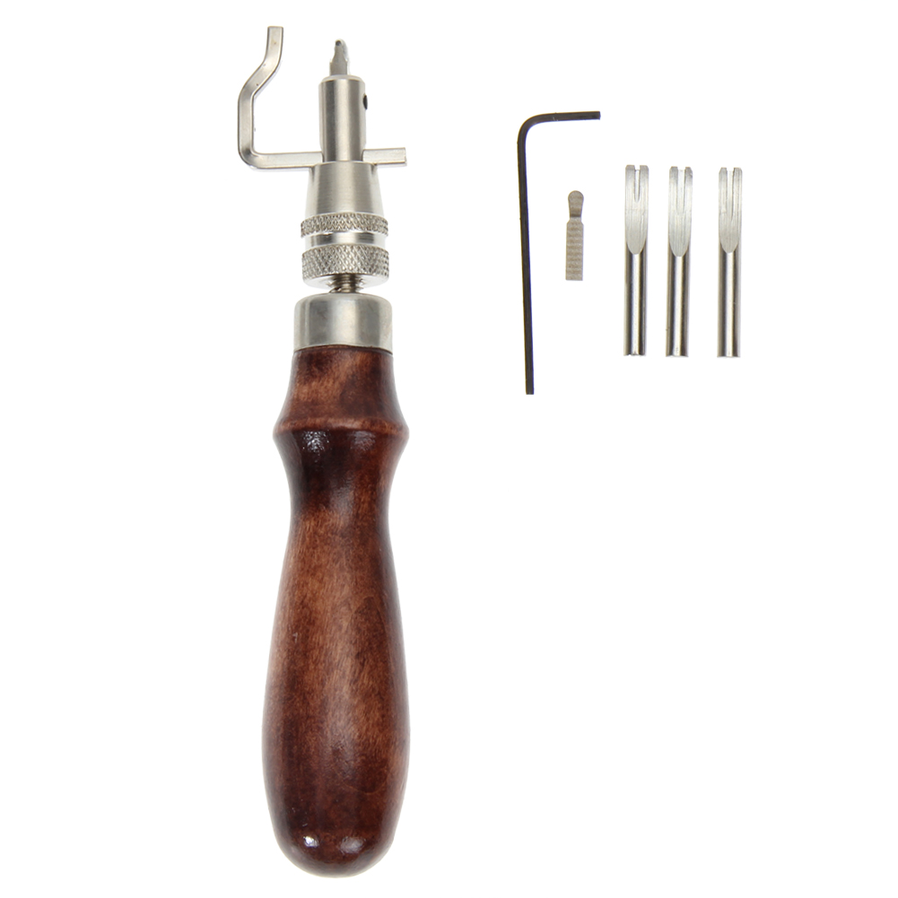 Groover Stitching Tool - Groover de costura de cuero hecho