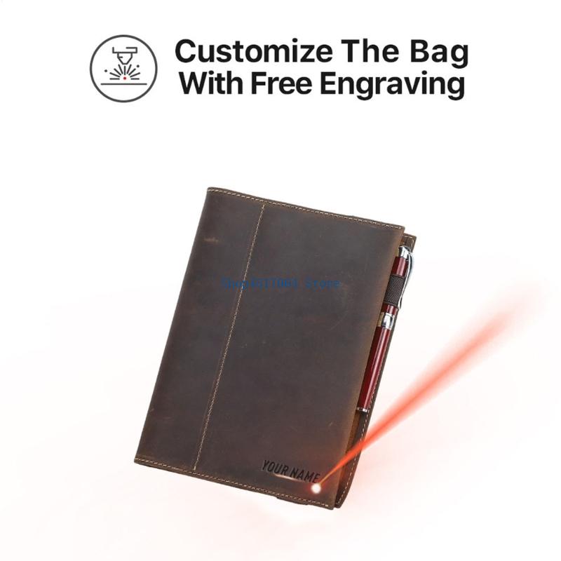 Leather Work Diary Covers - Funda diario portátil T3LB con páginas