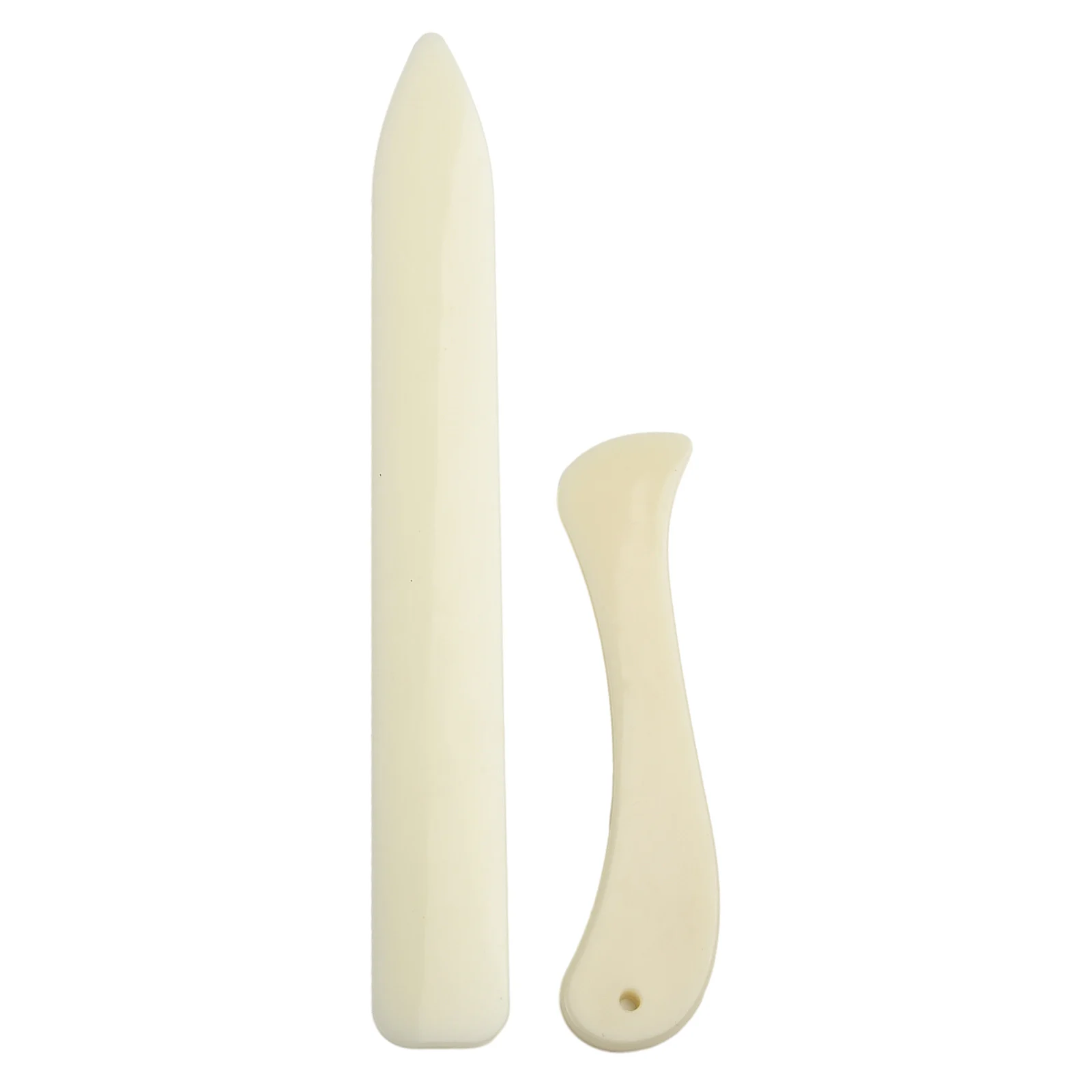Bone Folder Tool - 2 piezas Herramienta de cuero tipo