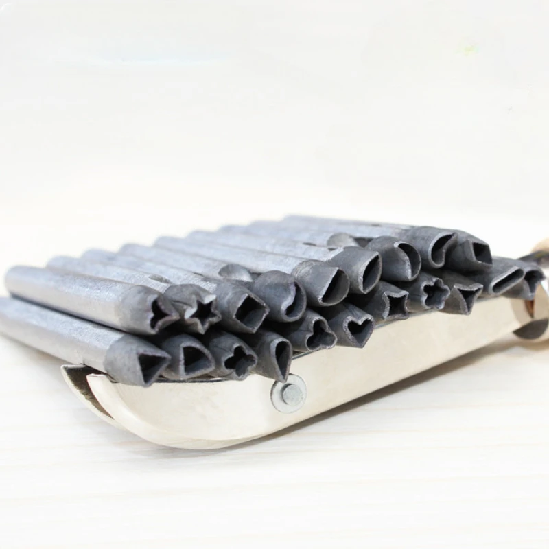 20 piezas de punzones de hierr - Leatherwork Machine reseña y precio
