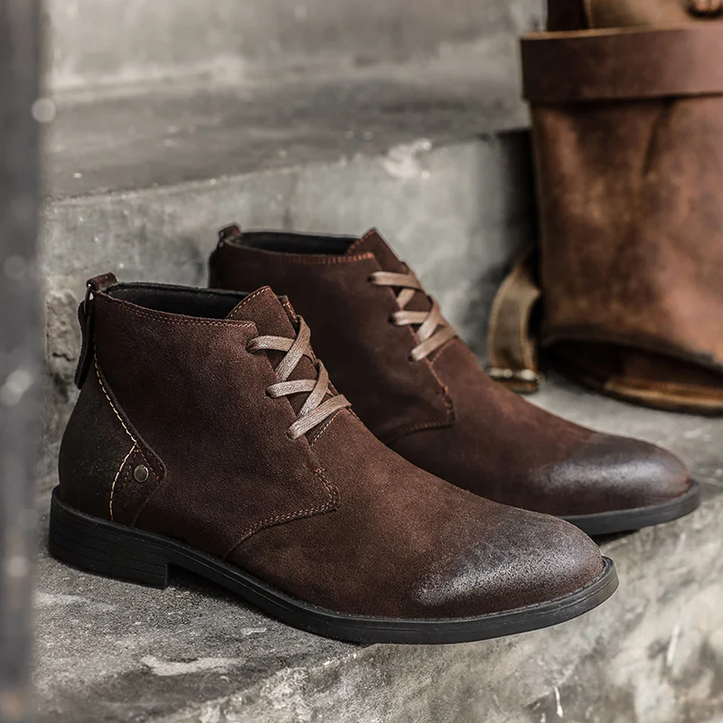 Nuevos botines de ante vacuno  - Leatherwork Designs reseña y precio