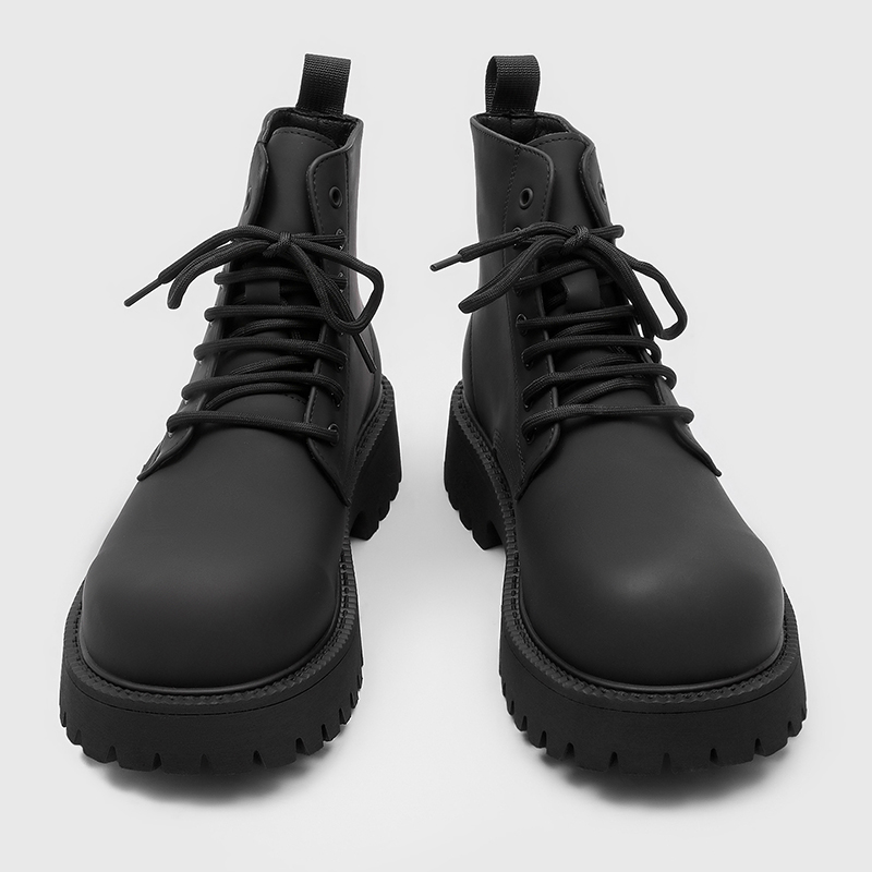 Botas de combate negras de cañ - Leatherwork Designs reseña y precio