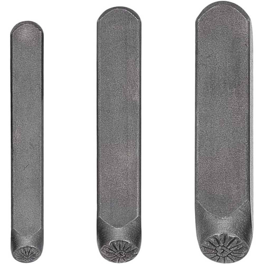 Juego de 3 Sellos Metálicos co - Leatherwork Machine reseña y precio